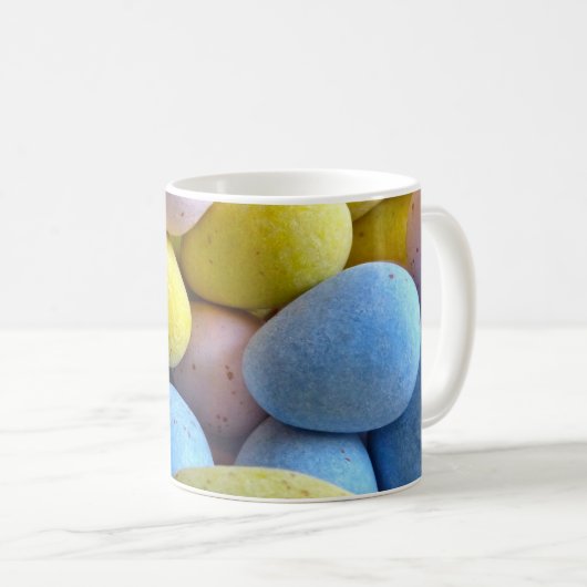 Schokolade-Mini-Eier Kaffeetasse (VorderseiteRechts)