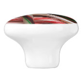 Schokolade Minze Candy Canes Holiday Festival Keramikknauf (Seitenansicht)