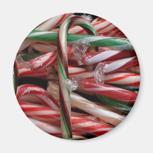 Schokolade Minze Candy Canes Holiday Festival Magnet (Vorne)