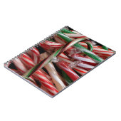 Schokolade Minze Candy Canes Holiday Festival Notizblock (Linke Seite)
