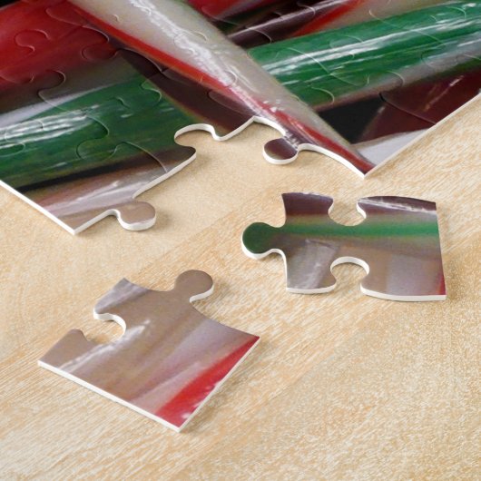 Schokolade Minze Candy Canes Holiday Festival Puzzle (Seite)