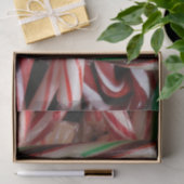 Schokolade Minze Candy Canes Holiday Festival Seidenpapier (Geschenk)