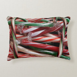 Schokolade Minze Candy Canes Holiday Festival Zierkissen