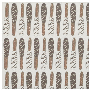 Schokolade mit abgedippten Bretzelroten Sticks Sal Stoff