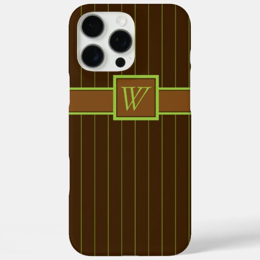 Schokolade mit Limonem Pinstripes Case (Rückseite)