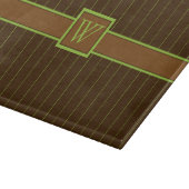 Schokolade mit Limonem Pinstripes-Glasschneider Schneidebrett (Ecke)