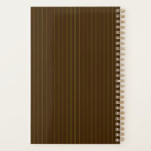Schokolade mit Limonem Pinstripes-Planner Planer (Rückseite)