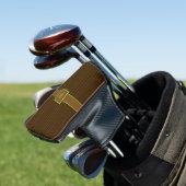 Schokolade mit Limonem Pinstripes Putter Cover Golf Headcover (In Situ)