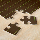 Schokolade mit Limonen Pinstripes Puzzle (Seite)