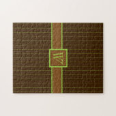 Schokolade mit Limonen Pinstripes Puzzle (Horizontal)