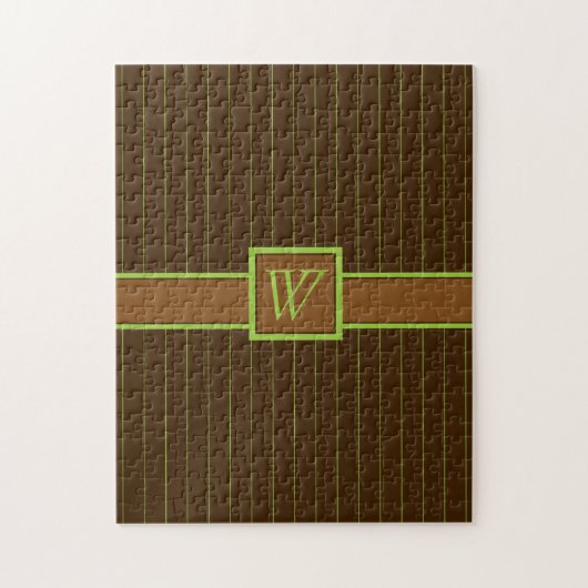 Schokolade mit Limonen Pinstripes Puzzle (Vertikal)