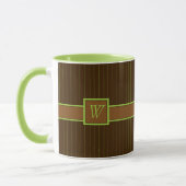 Schokolade mit Limoner Pinstripes-Tasse Tasse (Links)