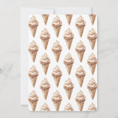 Schokolade Mocha Vanilla Club Einladung (Rückseite)