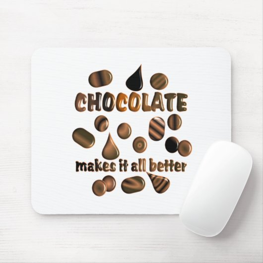 Schokolade Mousepad (Mit Mouse)