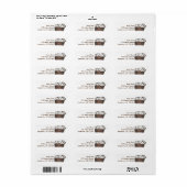 Schokolade Mousse Pie Slice Dessert Adressetikette (Vorne)