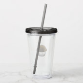 Schokolade Muffin Acrylic Tumbler Acryltrinkbecher (Rückseite)