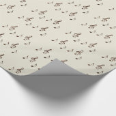 Schokolade - Musikstiftpapier Geschenkpapier (Ecke)