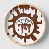 Schokolade nach Kundenwunsch, klassisches Design Uhr (Vorderseite)
