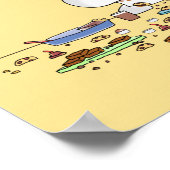 SCHOKOLADE NICHT NUR FÜR DAS FRÜHSTÜCK VON Boynton Poster (Ecke)