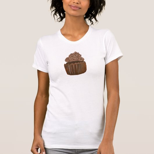 Schokolade Niedliche Bäckerei Cupcake Sweet Graphi T-Shirt (Vorderseite)