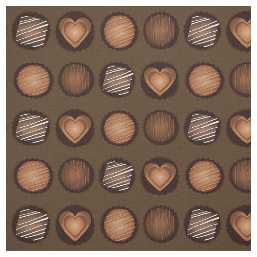 Schokolade Niedlicher Valentinstag Stoff (Muster)