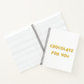 Schokolade Notizblock (Innenseite)