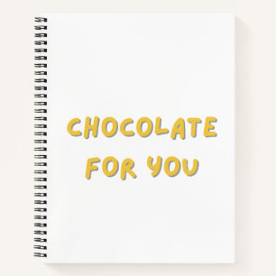 Schokolade Notizblock