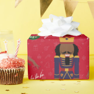 Schokolade Nutcracker-Geschenkwrap Geschenkpapier