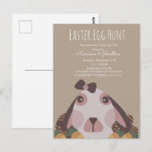 Schokolade Ostereier Bunny Egg Hunt Postkarte (Vorne/Hinten)