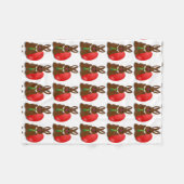 Schokolade Ostern Bunny Fleece Blanket (Vorderseite (Horizontal))