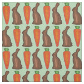 Schokolade Ostern Bunny Rabbit Carrots Candy Stoff (Muster)