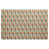 Schokolade Ostern Bunny Rabbit Carrots Candy Stoff (Fat Quarter (45,7 x 55,9 cm))