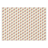 Schokolade Ostern Bunny Rabbit Karotten Bonbondruc Tischdecke (Vorderseite (Horizontal))