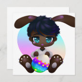 Schokolade Ostern Melanin Bunny Baby Rabbit Melani (Vorne/Hinten)