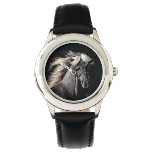 Schokolade Palomino Rocky Mountain Pferd Armbanduhr