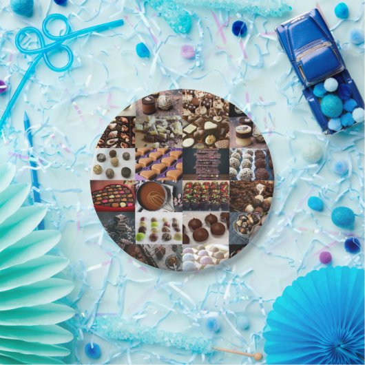 Schokolade Pappteller (Party)