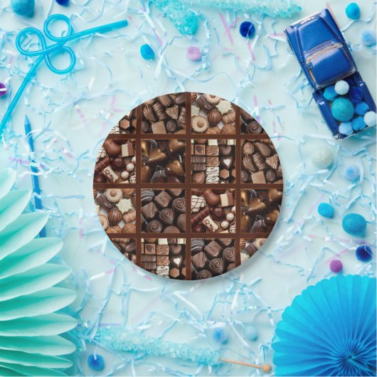 Schokolade Pappteller (Party)