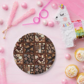 Schokolade Pappteller (Party)