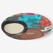 Schokolade Pappteller (Schrägansicht)