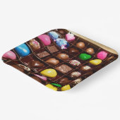 Schokolade Pappteller (Gewinkelt)