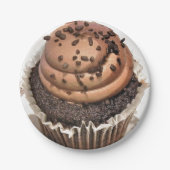 Schokolade Pappteller (Vorderseite)