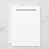 Schokolade Party Eis Pancakes Kleine Einladung (Rückseite)