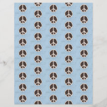 Schokolade Peace Sign Pies Musterbuch