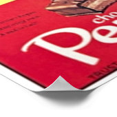 Schokolade Penguin Vintage Ad Poster (Ecke)