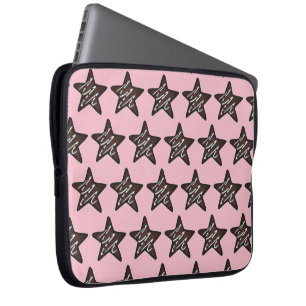 Schokolade Peppermint Star Weihnachtskochtopf Laptopschutzhülle
