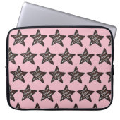 Schokolade Peppermint Star Weihnachtskochtopf Laptopschutzhülle (Vorderseite)