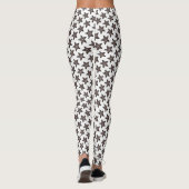 Schokolade Peppermint Star Weihnachtskochtopf Leggings (Rückseite)