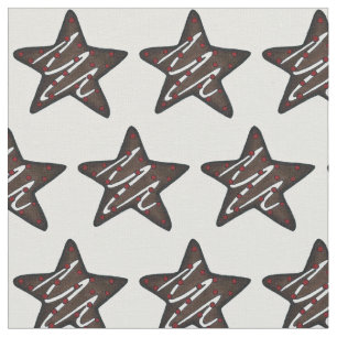 Schokolade Peppermint Star Weihnachtskochtopf Stoff