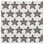 Schokolade Peppermint Star Weihnachtskochtopf Stoff (Muster)