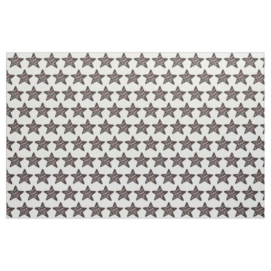 Schokolade Peppermint Star Weihnachtskochtopf Stoff (Fat Quarter (45,7 x 55,9 cm))